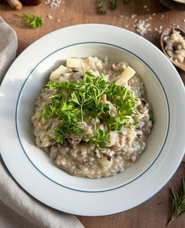Risotto with Portobello Mushrooms