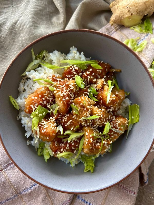 Sticky Sesame Chicken