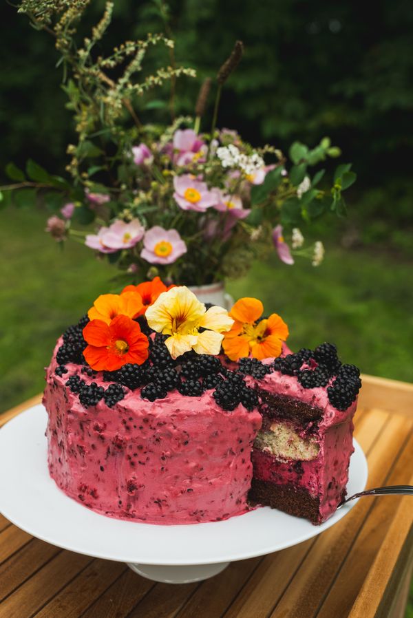 Blackberry Layer Cake